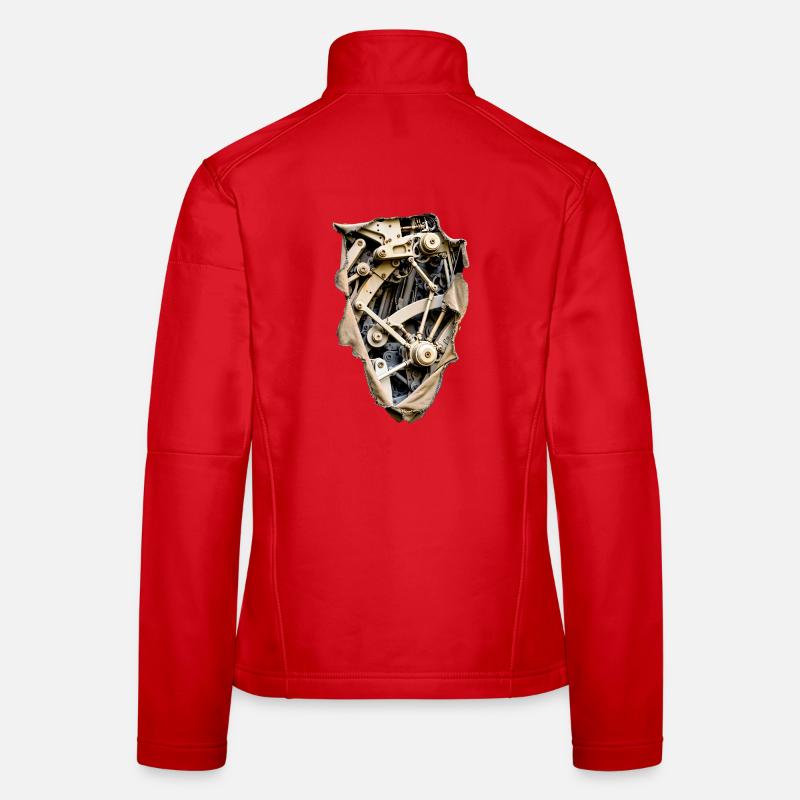 Synthetic Layer 03 BioMech Interface - Women's Softshell Jacket - red
