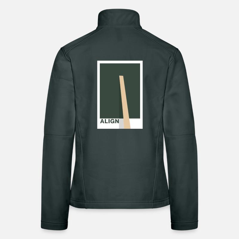 Align – Déclaration de conception Veste en tissu softshell Femme