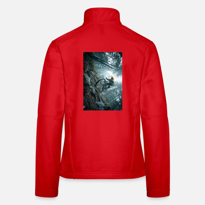 Winterwald-MTB-Quest Frauen Softshelljacke