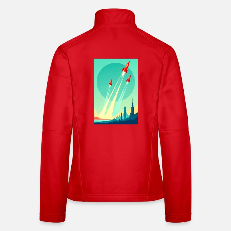 A Fleet Rises into the Open Sky Women's Softshell Jacket