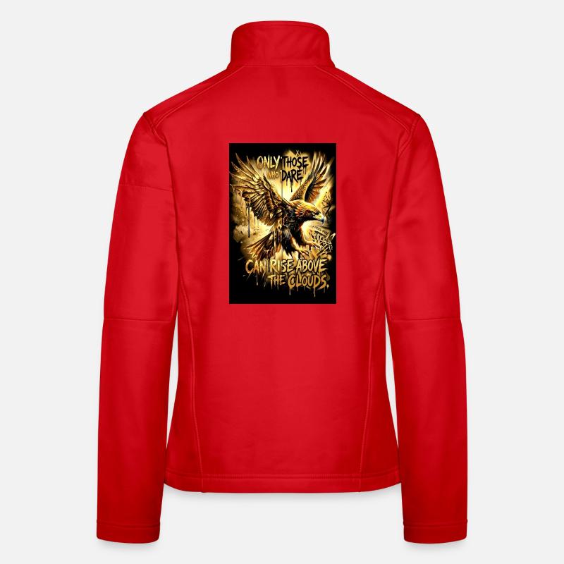 Motivation de l’affiche d’aigle Murale Veste en tissu softshell Femme