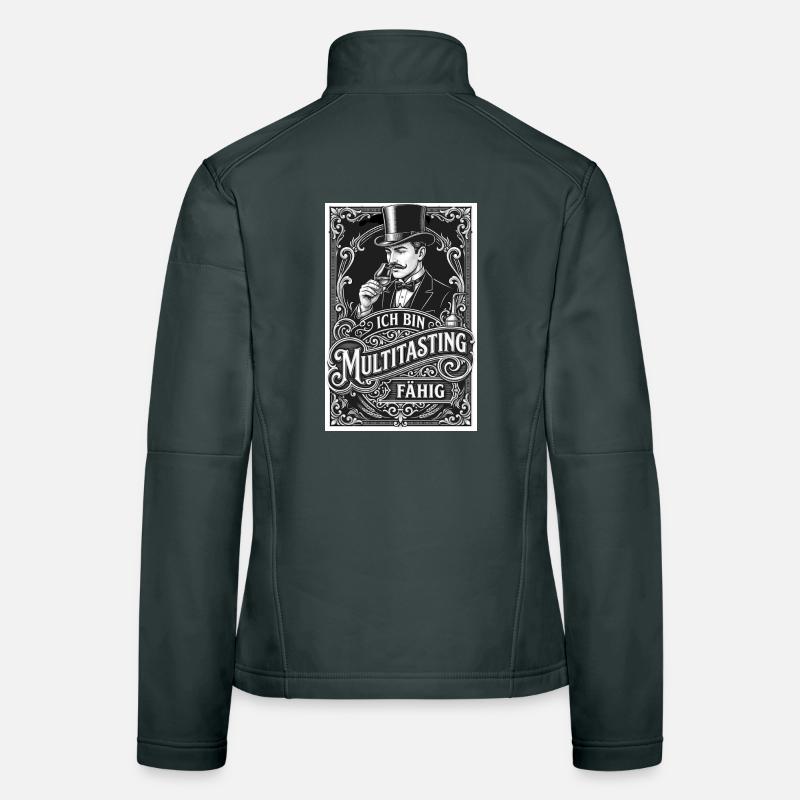 Whisky Ich bin Multitastingfähig Frauen Softshelljacke