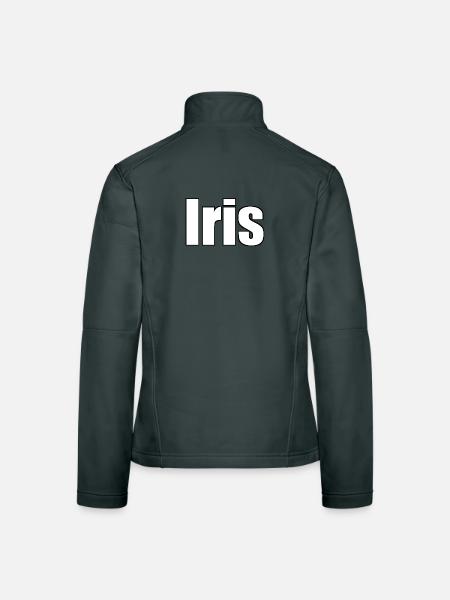 Iris - Frauen Softshelljacke - Rot - Hinten