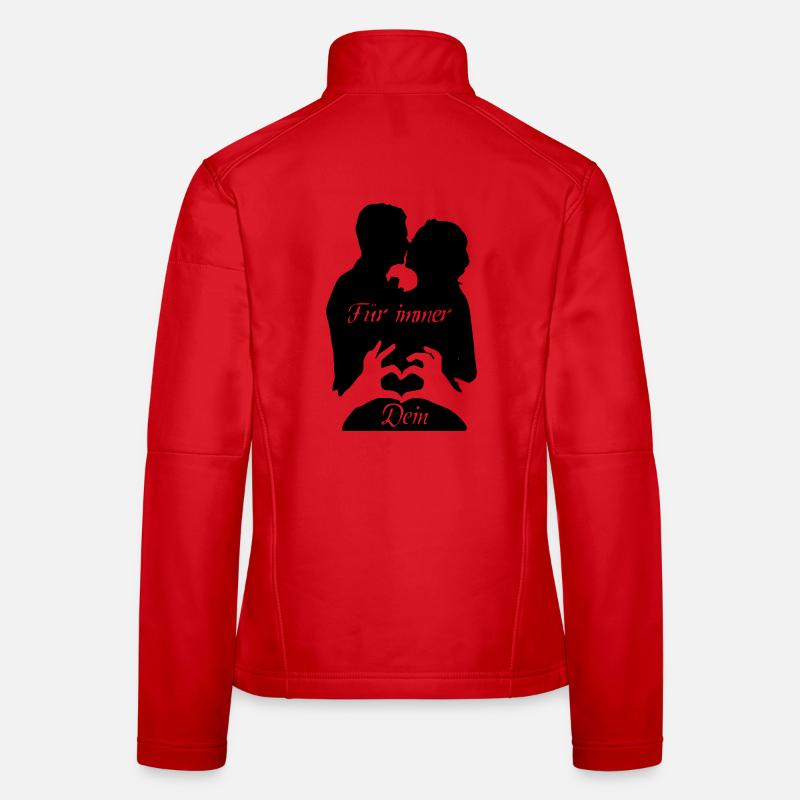 Liebe Paar Partner Ehe Valentinstag Geschenk Frauen Softshelljacke
