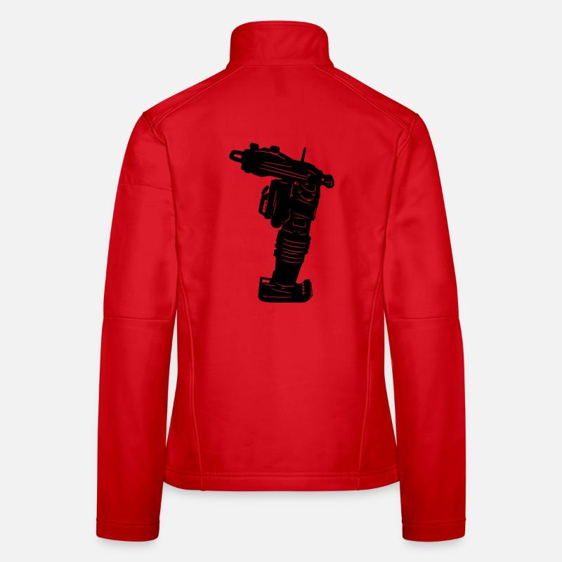 Logo de la pilonneuse vibrante Stratemaker Veste en tissu softshell Femme