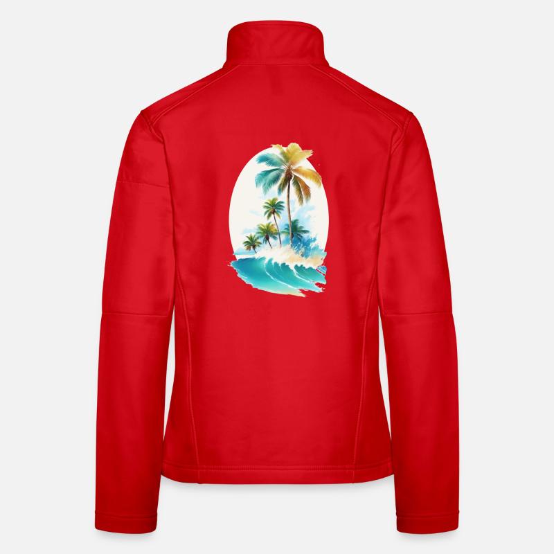 Aloha Veste en tissu softshell Femme