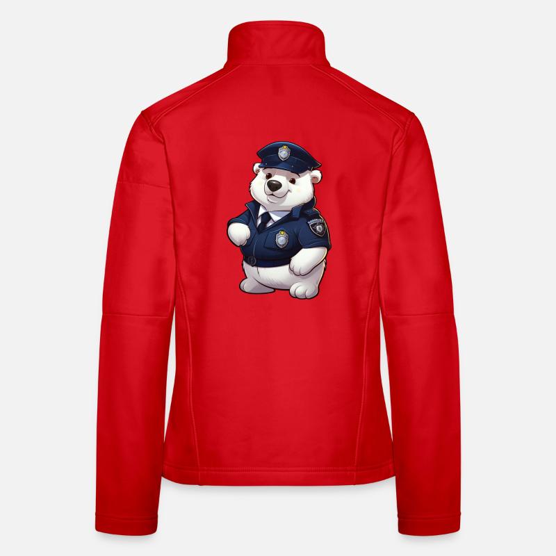 Polizei Eisbärin Frauen Softshelljacke