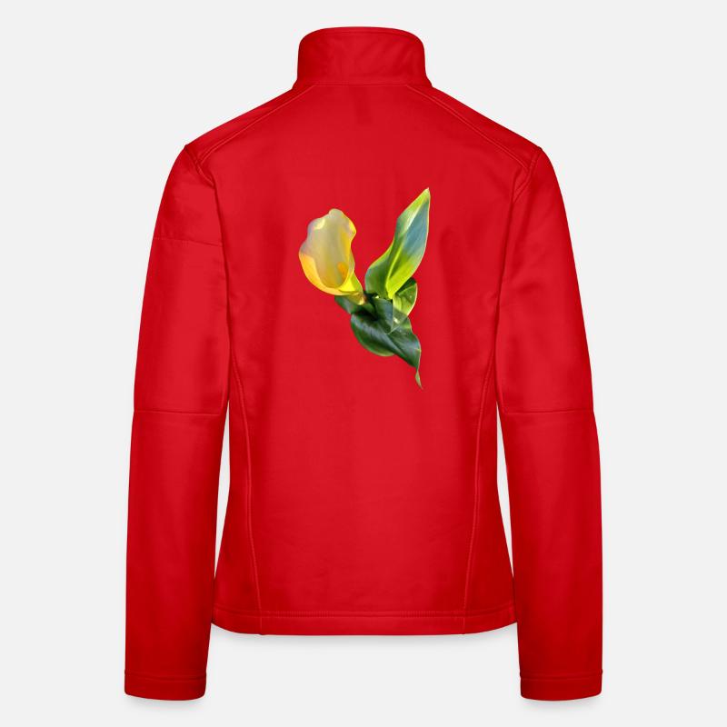 YELLOW CALLA LILY Women's Softshell Jacket
