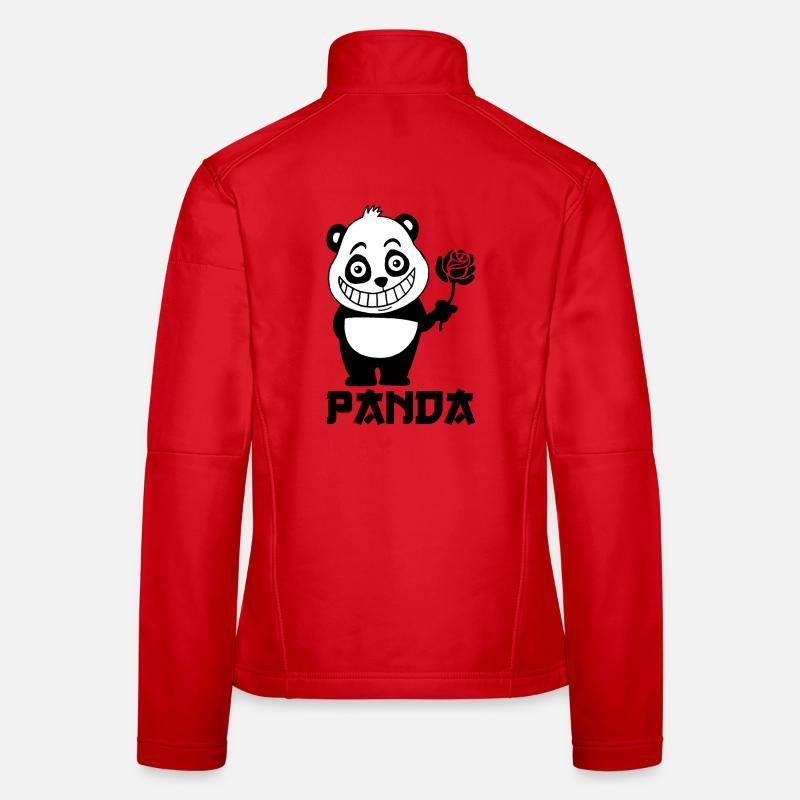 Cute Panda Women's Softshell Jacket
