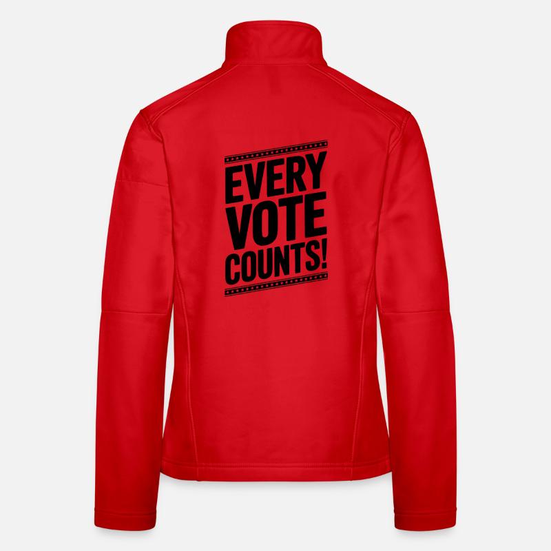 Every Vote Counts Women's Softshell Jacket
