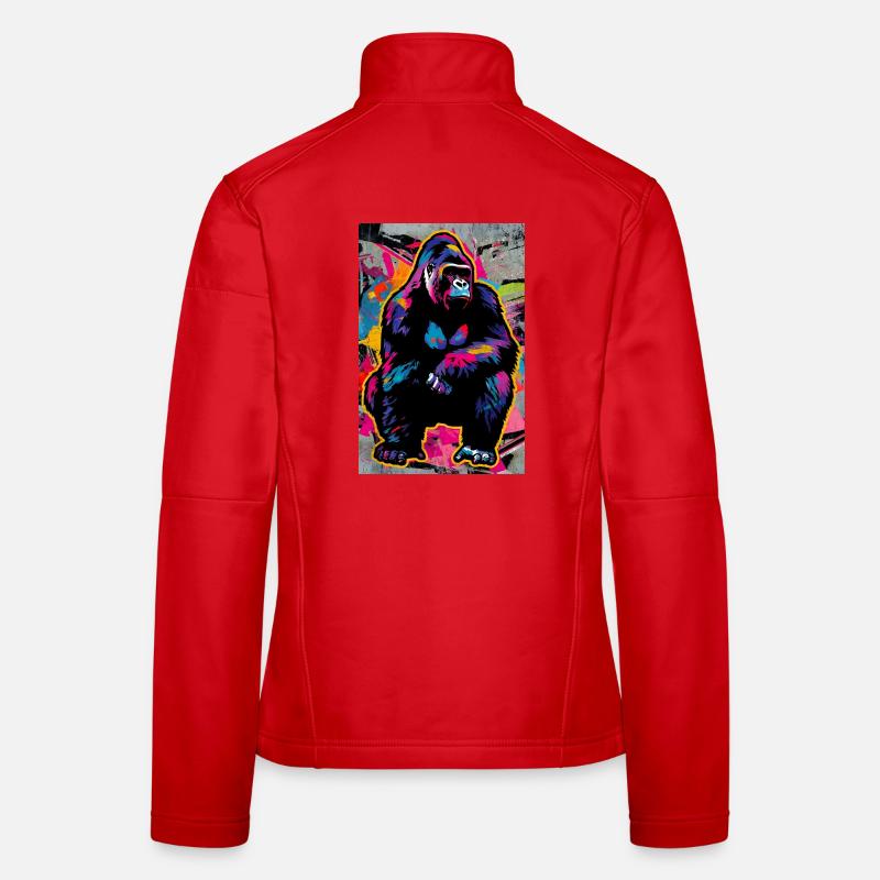 gorille Veste en tissu softshell Femme