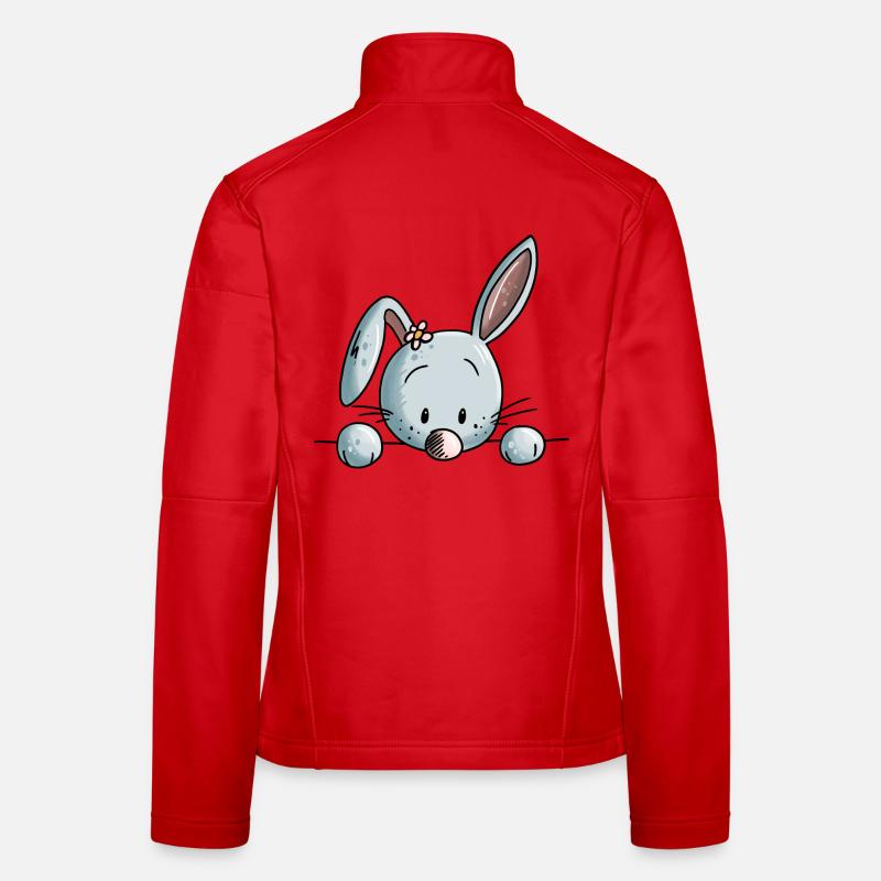 Cute little rabbit - bunny - bunny - comic Women's Softshell Jacket