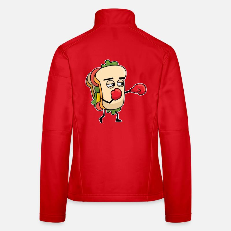 Sandwich sportif de boxe Veste en tissu softshell Femme