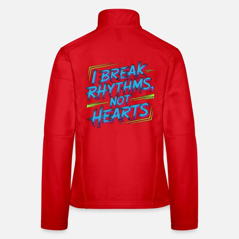 Cardiac TechI Break Rhythms Not Hearts Cath Lab Women's Softshell Jacket