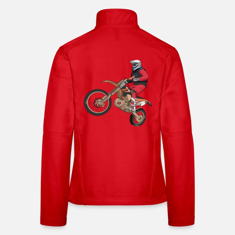 Dirtbiker Frauen Softshelljacke