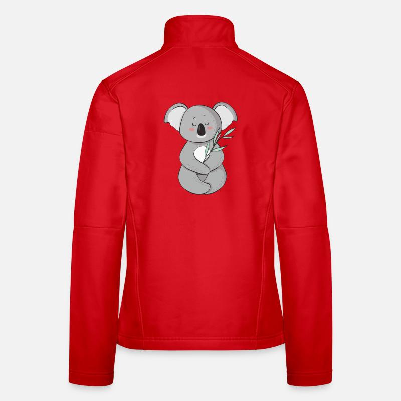 Koala - Frauen Softshelljacke - Rot