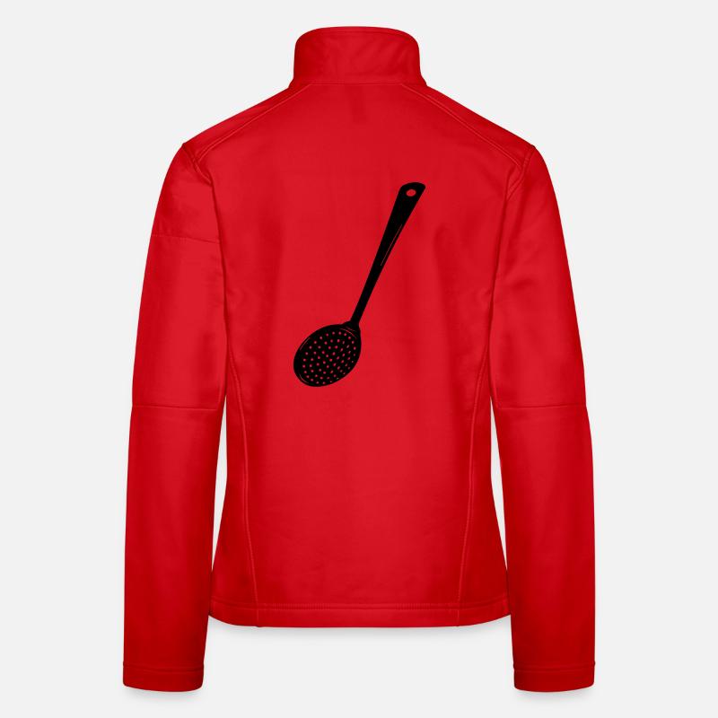 Image de teinte fendue transparente Veste en tissu softshell Femme