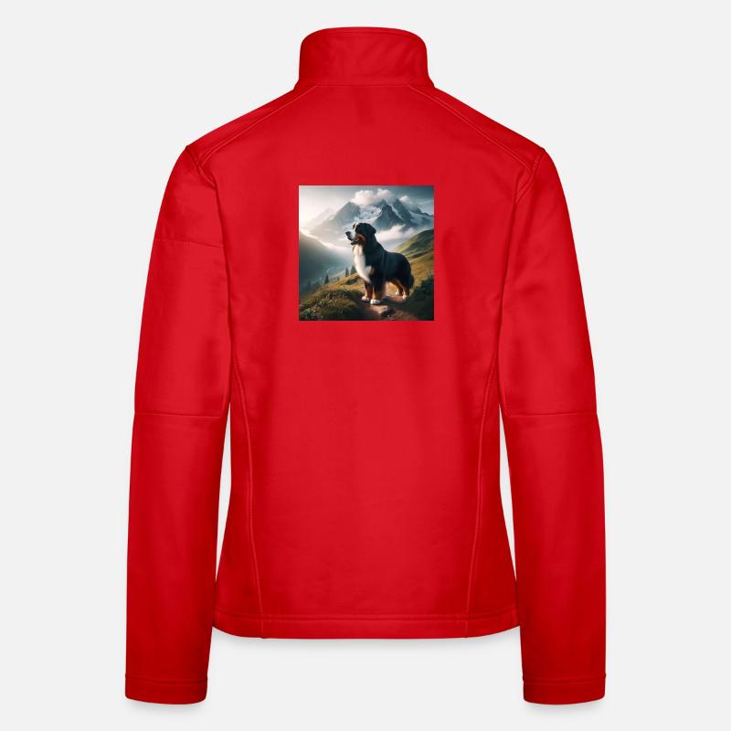 Berner Sennenhund Frauen Softshelljacke