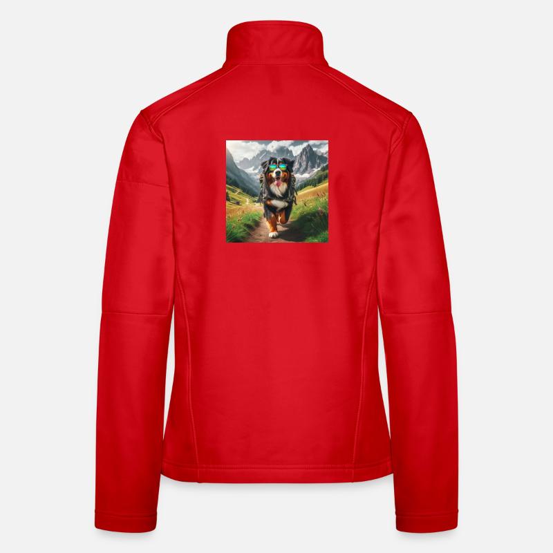 Bernese mountain dog Women's Softshell Jacket