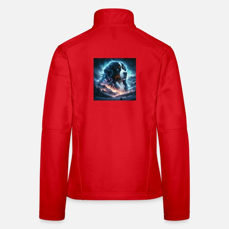 Berner Sennenhund Frauen Softshelljacke