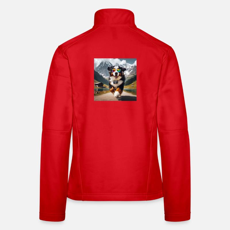 Bernese mountain dog Women's Softshell Jacket