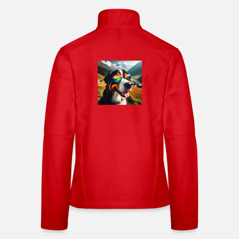 Berner Sennenhund Frauen Softshelljacke