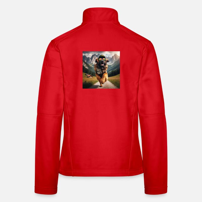Leonberger Kunst Frauen Softshelljacke