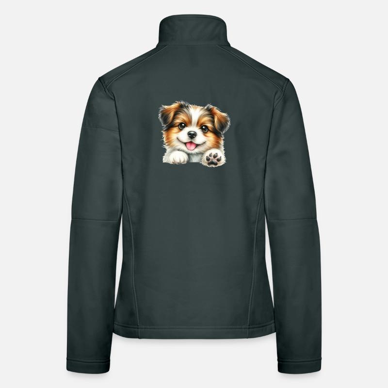 Süßer Hund Frauen Softshelljacke