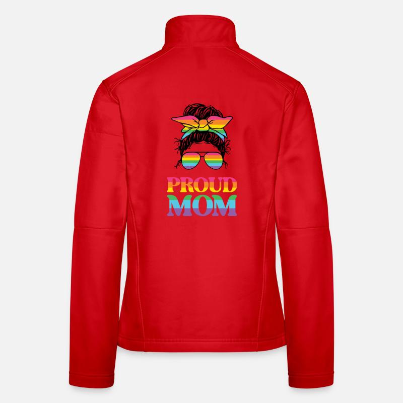 LGBT Pride Month - Stolze Mutter Frauen Softshelljacke