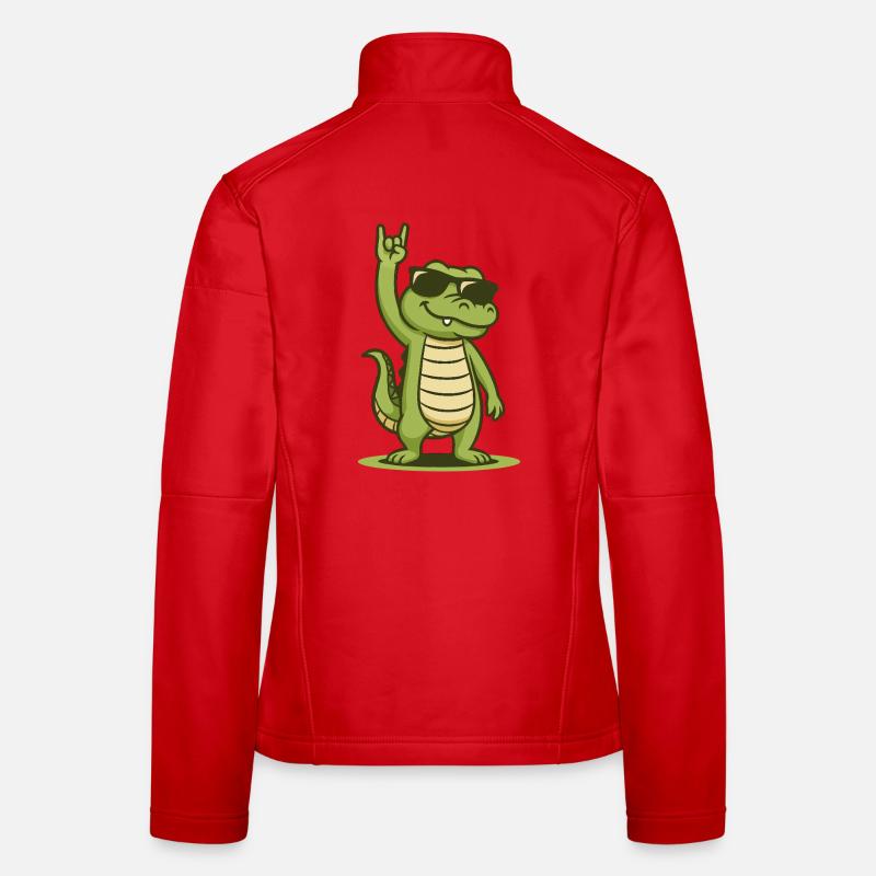 Rock’n’Roll Crocodile Bébé Veste en tissu softshell Femme