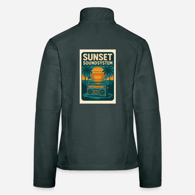 Sunset Soundsystem Frauen Softshelljacke
