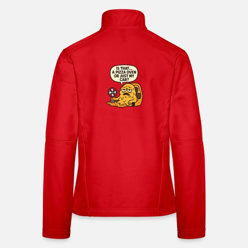 Is that a Pizza Oven? - Frauen Softshelljacke - Rot