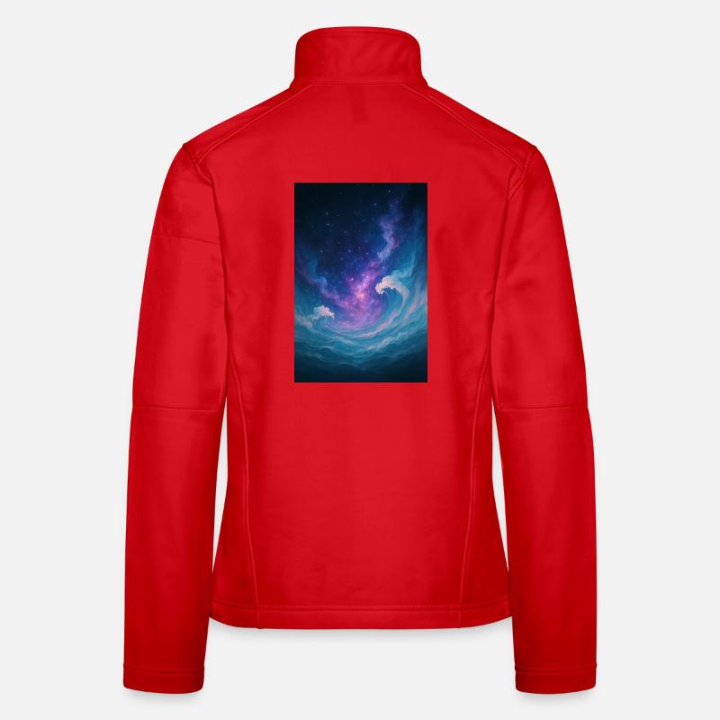 L’univers Wave Veste en tissu softshell Femme