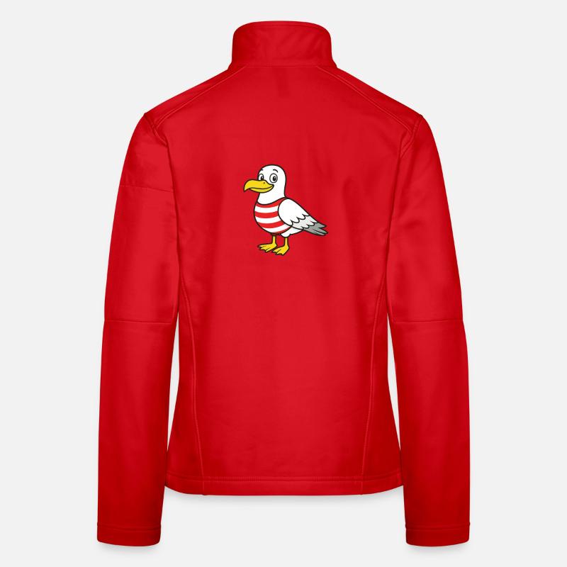 Mouette Veste en tissu softshell Femme