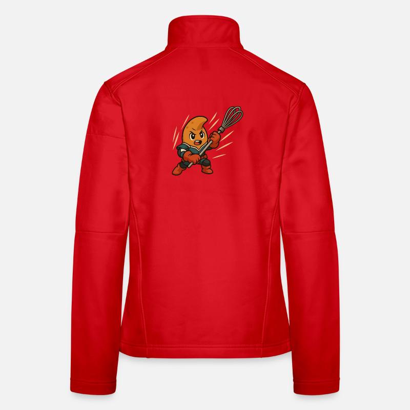 Anime Kipferl - Frauen Softshelljacke - Rot