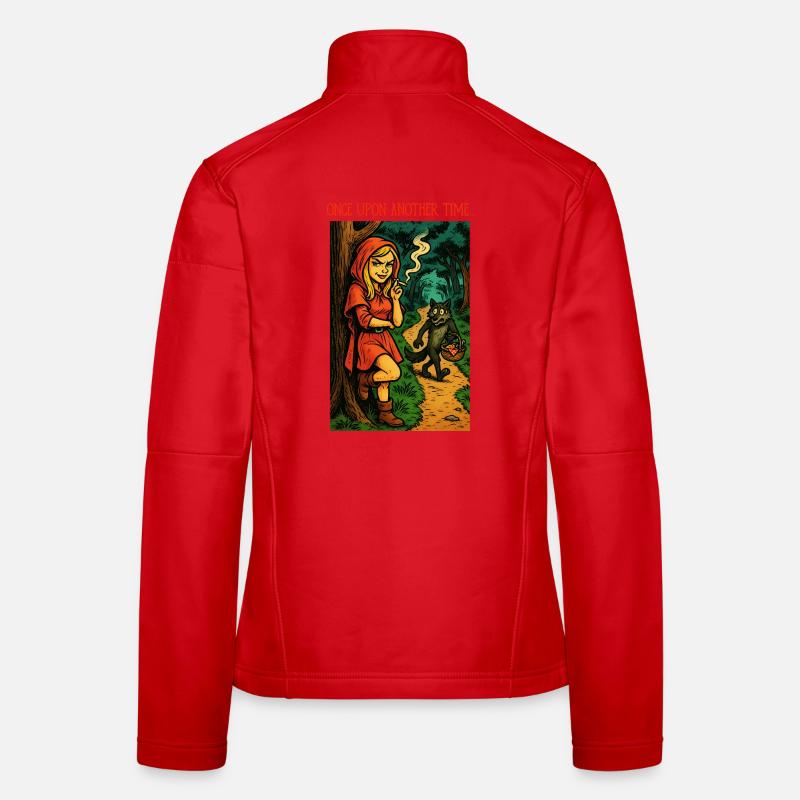 ES WAR EINMAL - Black Humor Frauen Softshelljacke