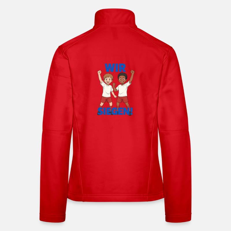 Gemeinschaftsgeist Kinder Design Frauen Softshelljacke