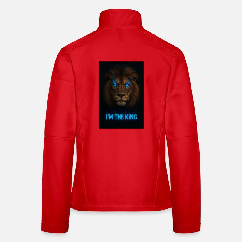 Lion Head with Blue Magic and Title Women's Softshell Jacket