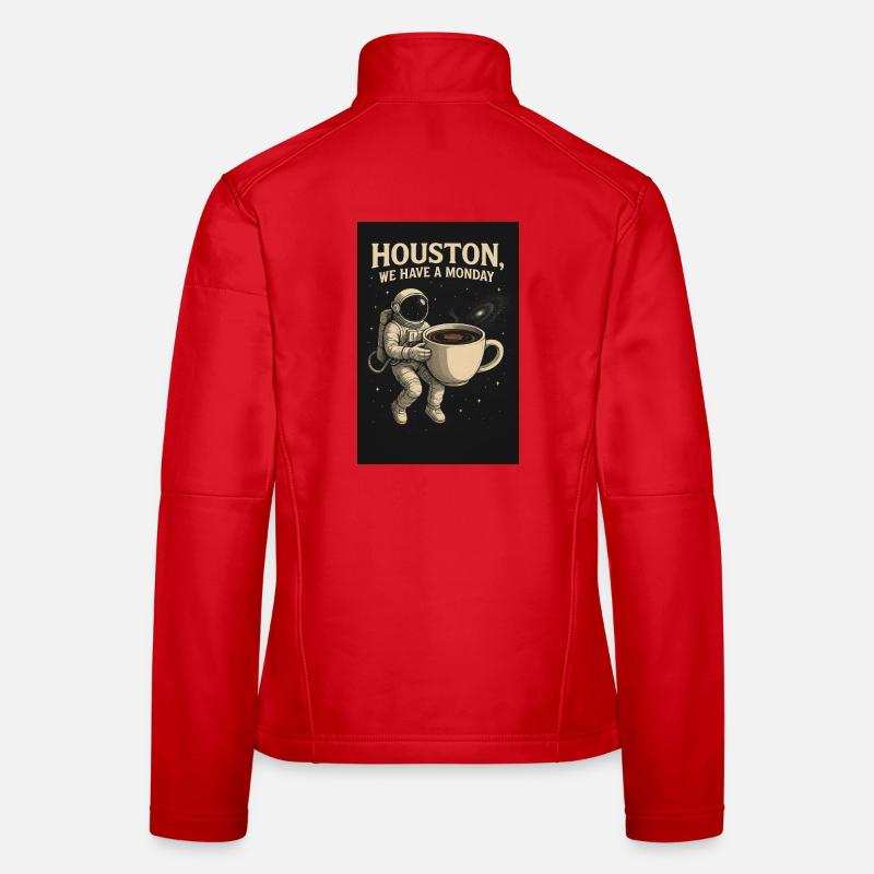 Houston Astronaut Kaffee-Abenteuer Frauen Softshelljacke