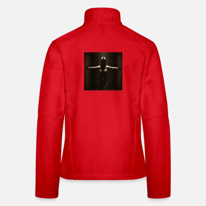 Mystical Egyptian Sculpture Women's Softshell Jacket