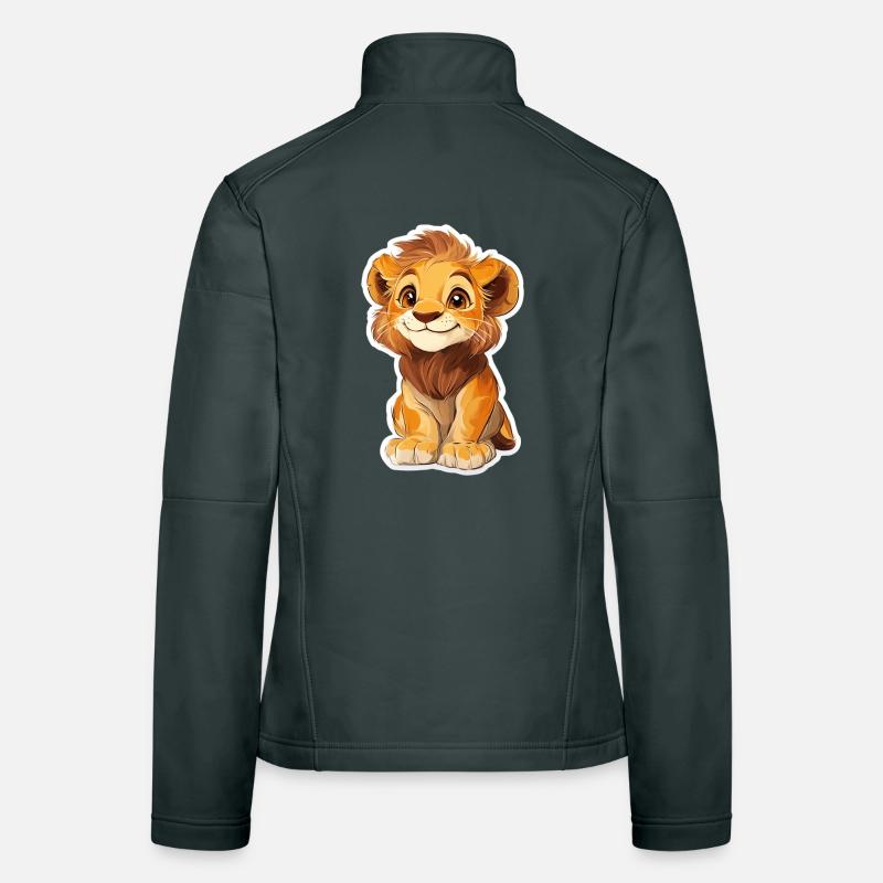 Lion Veste en tissu softshell Femme