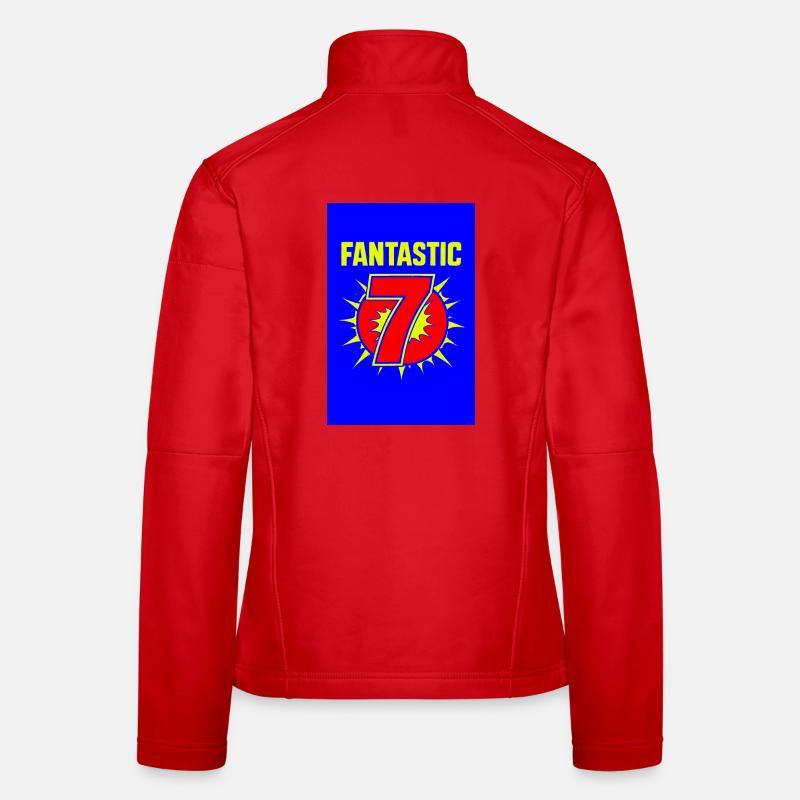 Fantastic 7 Retro Burst Women's Softshell Jacket
