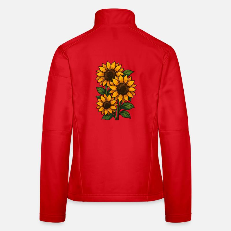 sunflowers Women's Softshell Jacket