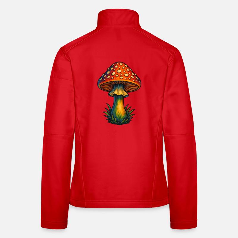 fly agaric Women's Softshell Jacket