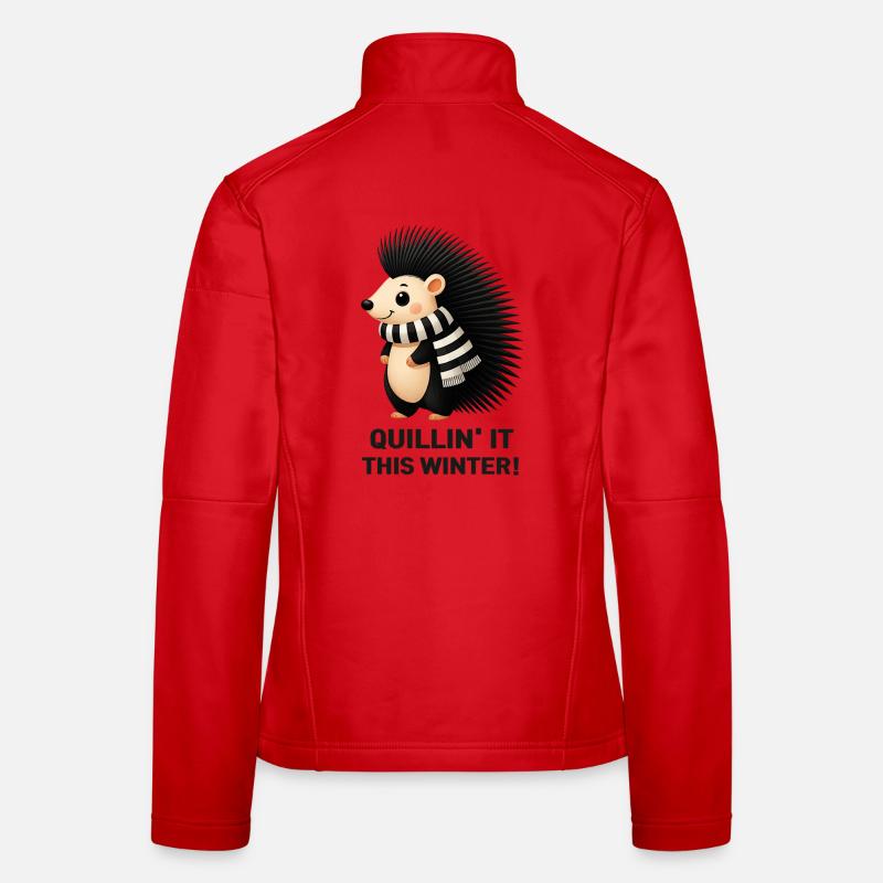 Quillin' it cet hiver ! Veste en tissu softshell Femme