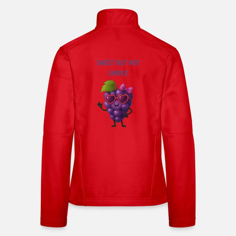 Sweet, but not simple – grape Women's Softshell Jacket