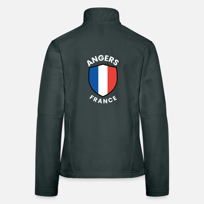 Angers France Shield Emblem Women's Softshell Jacket