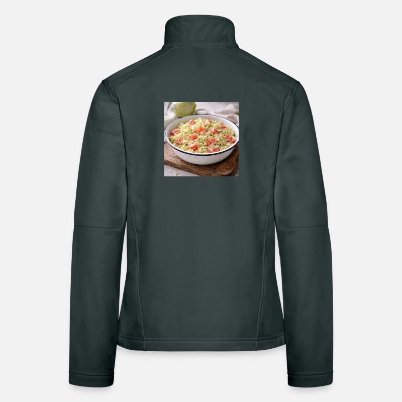 Salade crémeuse de chou et tomate Veste en tissu softshell Femme