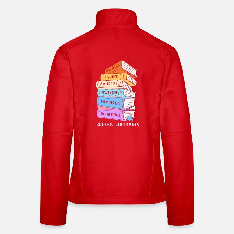 Lesen Bibliothek Leseratte Frauen Softshelljacke