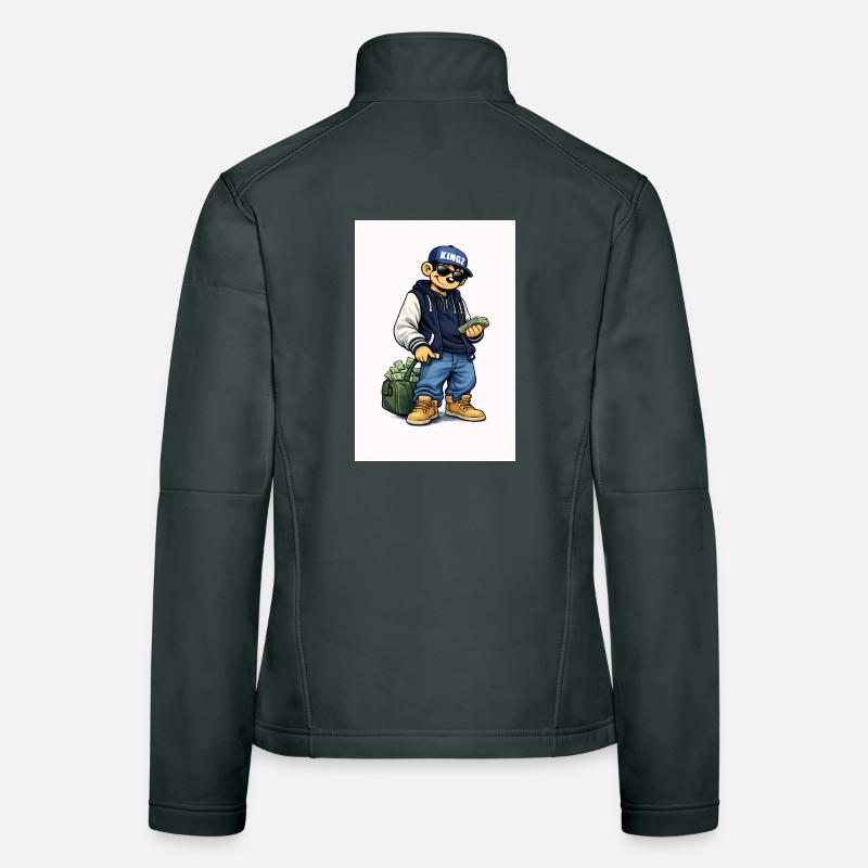 Kingz Monkey Hustler Frauen Softshelljacke